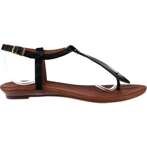Fox Shoes Siyah Kadın Sandalet B548393509
