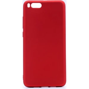 Case 4U Xiaomi Mi Note 3 Kılıf Klasik Mat Renkli Yumuşak Premier Silikon Kırmızı