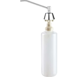 3414 Ankastre Sıvı Sabun Dispenseri Plastik Krom Kaplama