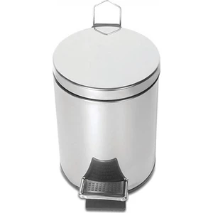 3700-303 Krom Pedallı Çöp Kovası 3 LT