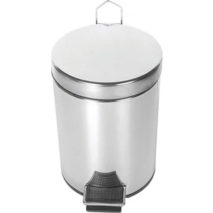 3700-312 Krom Pedallı Çöp Kovası 12 LT