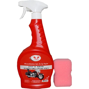 Motosiklet Jant Ve Krom Temizleyici ve Parlatıcı 750ml + Temizleme Süngeri