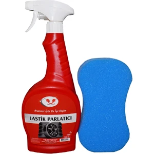 Lastik Parlatıcı 750 ML + Temizleme Süngeri