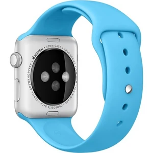 Apple Watch Uyumlu İçin 42 mm Silikon Kordon - Mavi