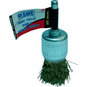 10141 Sarı Telli Pimli Kalem Fırça 17 mm.