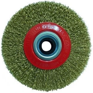 10103 Daire Fırça Sarı Telli 125 x 25 mm.