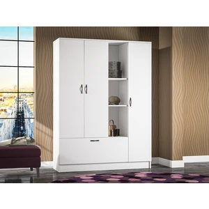 Kamer Ae1058 Melisa 4 Kapaklı Gardırop - Beyaz