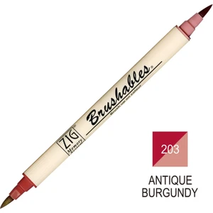 Fırça Uçlu Keçeli Kalem MS-7700/203 Antique Burgundy