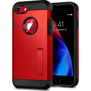 Apple iPhone 8 - iPhone 7 Kılıf Tough Armor 2 Red - 054CS24041