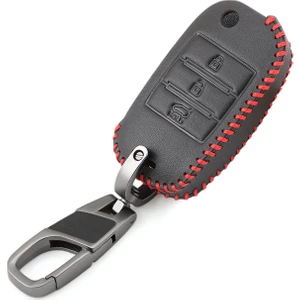 Kia Ceed, Cerato, Sorento, Sportage Deri Anahtar Kılıfı (Sustalı) Lüx Model