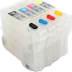 CESCESOR Epson T0611-T0614 Uyumlu Kolay Dolan Kartuş - 4 Renk