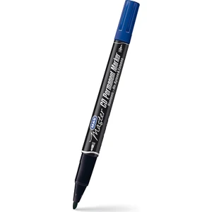 Mas Master 6414 Çift Uçlu Permanent Markör  0,5 mm 1,0 mm Mavi