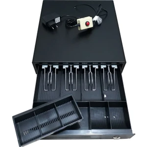 Orta Boy Butonlu Banknot Bölmeli Profosyonel Metal Para Çekmecesi