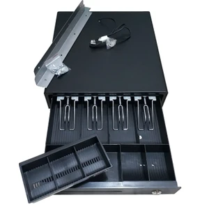 Orta Boy Para Çekmecesi Masa Altı Montaj Askı Aparatlı 4 Banknot Bölmeli