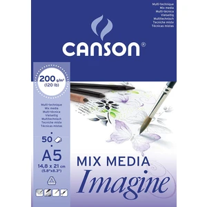CANSON IMAGINE BLOK 200 GR A5 50YP.