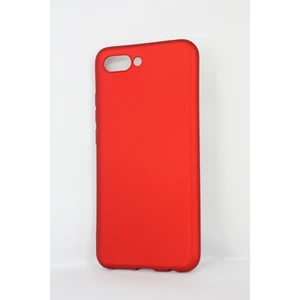 Case 4U Huawei Honor 10 Kılıf Klasik Mat Renkli Yumuşak Premier Silikon Kırmızı