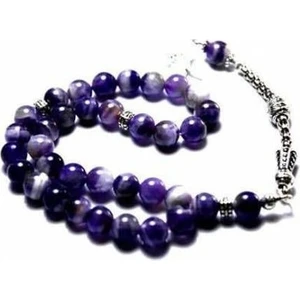 Rd Ekoavm Kişiye Özel Küre Kesim Tesbih Ametist Taşı Tesbih