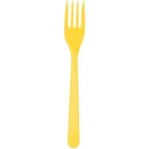 Sarı Plastik Çatal