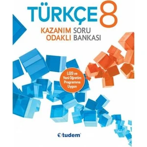 Tudem Yayınları 8. Sınıf Türkçe Kazanım Odaklı Soru Bankası