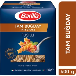 Tam Buğday Burgu/Integrale Fusilli Makarna 400 Gr