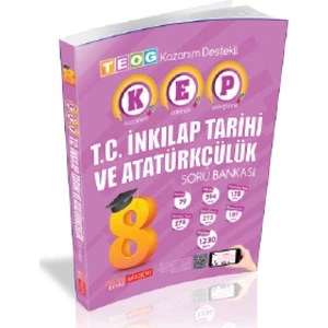 Kırmızı Beyaz Yayınlar 8.Sınıf  Kazanım Destekli T.C. İnkılap Tarihi Ve Atatürkçülük KEP  8.Sınıf Yeni 2019 Müfredat