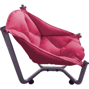 Ergonomik Ergonomik Kırmızı Renkli Sahil Bahçe Balkon Koltuğu