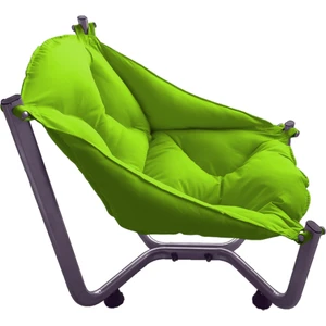 Ergonomik Fıstık Yeşili Renkli Sahil Bahçe Balkon Koltuğu