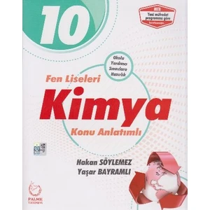 Palme Yayıncılık 10. Sınıf Fen Liseleri Kimya Konu Anlatımlı