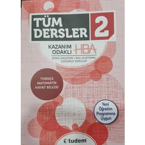 Tudem Yayınları 2. Sınıf Tüm Dersler Kazanım Odaklı Hepsi Bir Arada