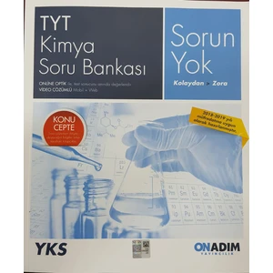On Adım Yayıncılık Tyt Kimya Soru Bankası Yeni 2019 Müfredat