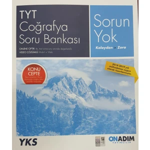 On Adım Yayınları Tyt  Coğrafya Soru Bankası Yeni 2019