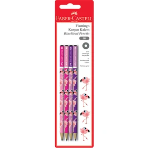 Blister Flamingo Kurşen Kalem 4'lü