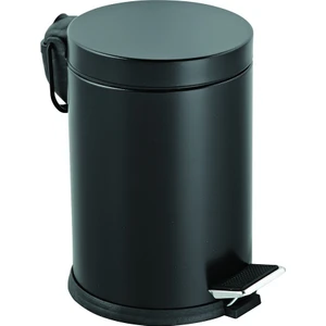 Pedallı Çöp Kovası 5 Litre Siyah