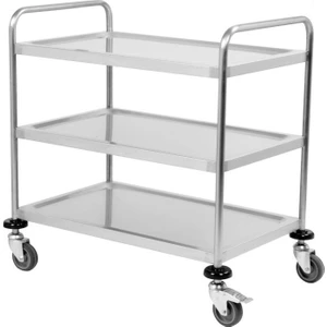 Arı Metal 7539 Servis Arabası 3 Katlı Paslanmaz