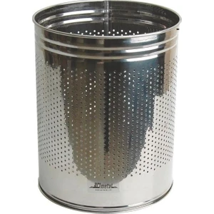 Arı Metal 1436 Ofis Çöp Kovası Paslanmaz Delikli