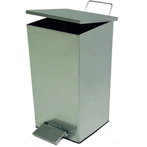 Arı Metal 1084 21 Lt Kare Pedallı Çöp Kovası Endüstriyel