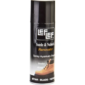 Nuri Leflef Süet Nubuk Boyası Sprey 200 ml Siyah