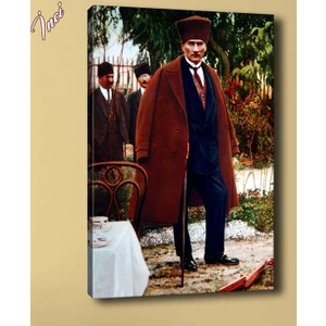 Ata-189 Atatürk Renkli 2 Kanvas Tablo 70 x 100 cm