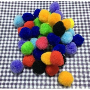 Ponpon 50 Adet Karışık Renkli Ponpon 2 cm