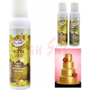 Dr. Gusto Sprey Gıda Boyası Gold 150ml