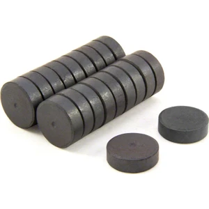 Mıknatıs 50 Adet Mıknatıs Magnet Yuvarlak Süsleme Mıknatısı Çap: 1,8 cm , En: 0,4 cm_262
