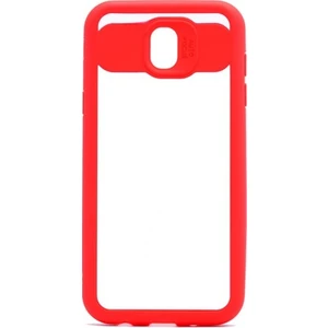 Case 4U Samsung Galaxy J530 Kılıf Koruyucu Buttom Kapak Kırmızı*