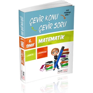 İnovasyon Yayınları 6. Sınıf Matematik Çevir Konu Çevir Soru İncek Serisi