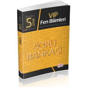 Editör Yayınları 5. Sınıf VIP Fen Bilimleri Soru Bankası