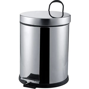 5 Litre Pedallı Çöp Kovası Krom