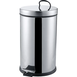 8 Litre Pedallı Çöp Kovası Krom