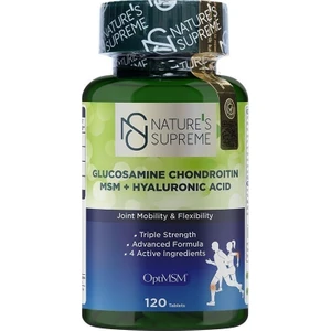 Nature's Supreme Glucosamine Chondroitin MSM + Hyaluronic Acid 120 Tablet
