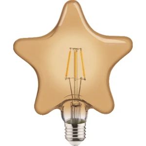 6 Watt Star Rustik Led Ampul E27 Duylu 2200K -  - 001-031-0006