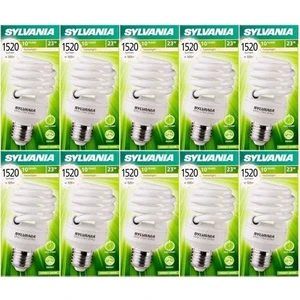 Sylvania  10'Lu Paket 23W Tasarruflu Ampul - Beyaz Işık E27 Duy