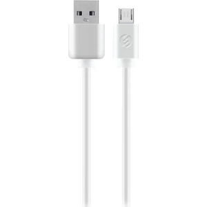 1.3A Micro USB Data Şarj Kablosu 1 Metre Beyaz AND-KC13B